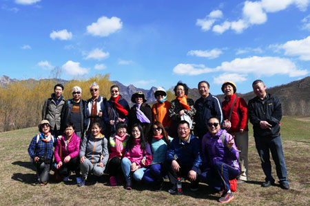 北京安定门中医院春游玉渡山