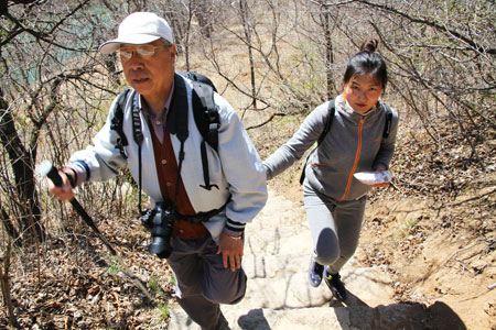 北京安定门中医院春游玉渡山
